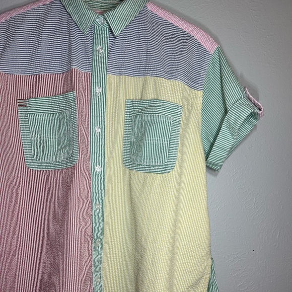SOLD!! NO LONGER AVAILABLE!!! Urban Outfitters Pastel Color Block Ribbed Shirt! - Picture 4 of 8
